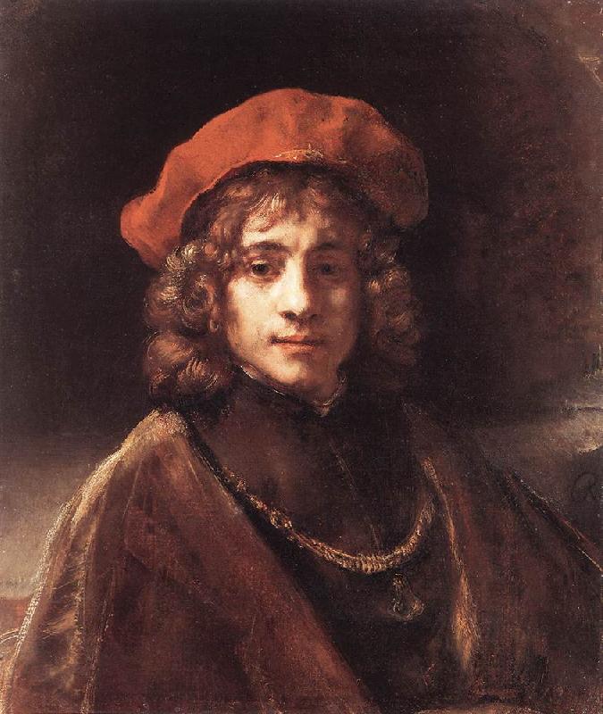 REMBRANDT Harmenszoon van Rijn The Artist's Son Titus du